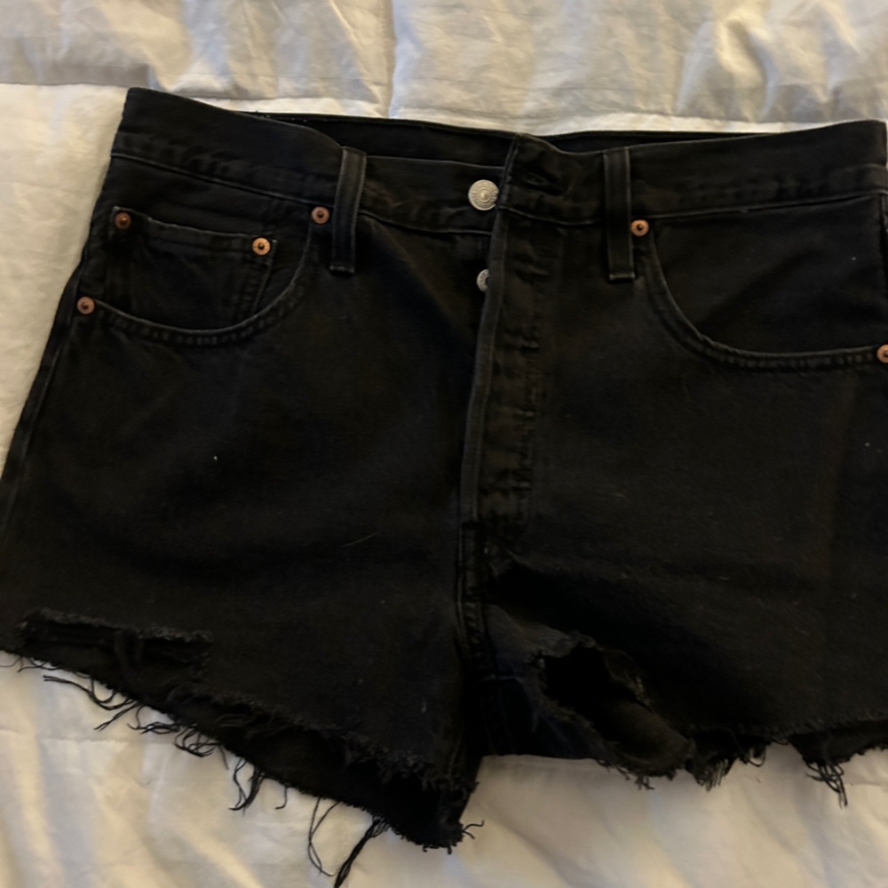 Levi’s black Jean shorts